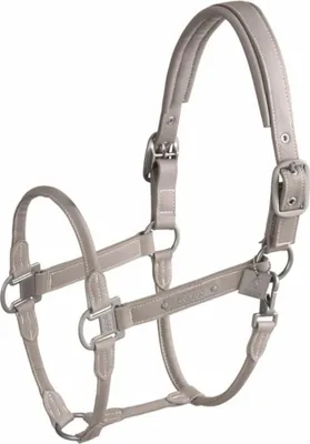 Produktbild von Eskadron Halfter " LEATHER DOUBLE PIN " , Lederhalfter, Stallhalfter Größe - Warmblut