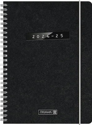 Produktbild von Schülerkal. 24/25 "Monochrome", 2 S. = 1 Woche, A5, schwarz