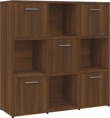 Zdjęcie produktu dla VidaXL 815551, Brązowy, Dąb, 9 pół., Drewno, Drewno, 900 mm, 300 mm