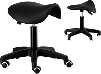 Produktbild von Hocker Friseur Kosmetikhocker Sattel SPA Mobil Calissimo