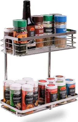 Obrázek produktu pro Multifunkční úsporné držáky, nerezová ocel, do kuchyně a do sprchy