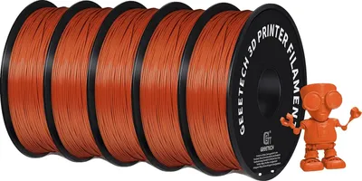 Produktbild von 3D-Drucker-Filament, PLA-Material, vielseitige Kompatibilität, Braun