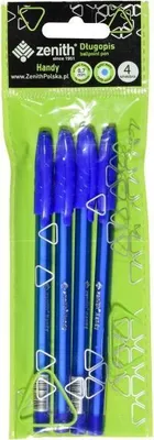 Produktbild von Zenith Handy Kugelschreiber 0,7 mm, 4 Stück, blau – ASTRA art-pap