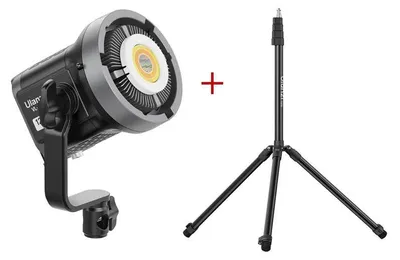 Immagine prodotto di Stativo per lampada, regolabile in altezza, struttura robusta, set di illuminazione da 120 W