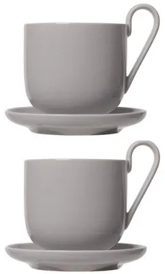 Produktbild von Blomus Kaffeetassen mit Untertassen Ro Mourning Dove (4-teilig)