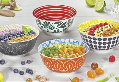 Productafbeelding van cilio tafelaccessoires: Kom AMICI, bladeren, 18 cm, artikelnummer 701856, EAN-code 4017166107821