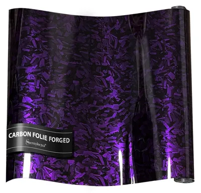 Zdjęcie produktu dla Folia samochodowa Carbon Forged, 150 x 30 cm, lśniący fiolet
