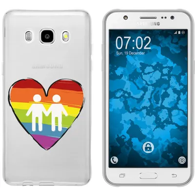 Produktbild von PhoneNatic Case kompatibel mit Samsung Galaxy J5 (2016) J510 Silikon-Hülle pride Männer M3