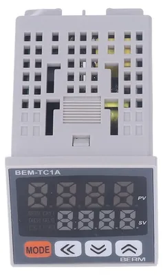 Produktbild von BERM PID-Temperaturregler – digitaler, intelligenter Thermostat mit 2 Ausgängen, 48 x 48 mm, 100–240 VAC