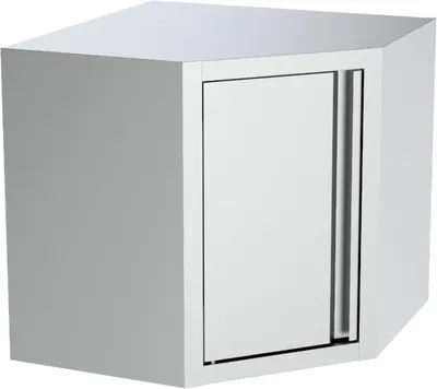 Produktbild von CHEFGASTRO 700 Wandschrank Ecke Edelstahl 700 BxTxH 700x700x650 mm