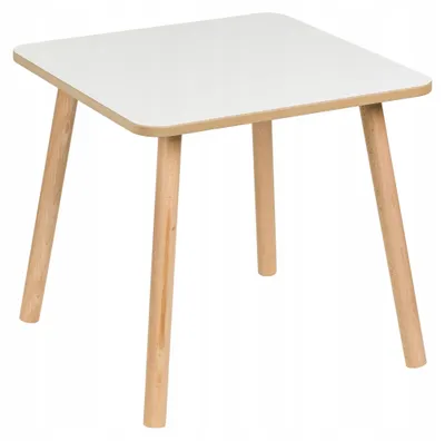 Kindertafel 50x50x47 cm, MDF, quadratisch, für Kinderzimmer