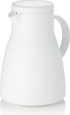 Produktbild von Isolierkanne, 1 ltr., Ø 14,5 cm, Höhe 22 cm, weiß, Polypropylen