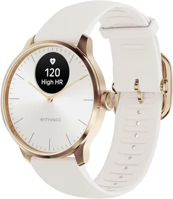 Produktbild von Withings ScanWatch Light Hybrid Smartwatch Herzgesundheit Aktivitätsschlaf Zyklus 30 Tage Akku iOS Android