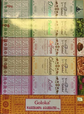 Räucherstäbchen-Set Nag Champa MIX 12 x 15 g