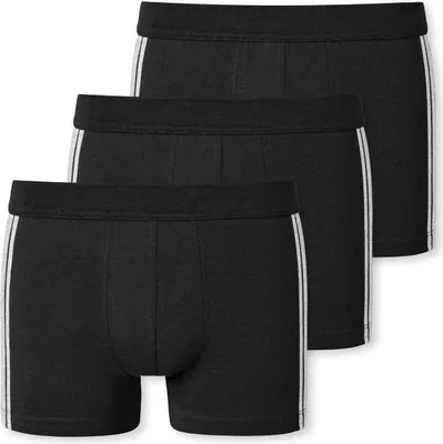 Produktbild von Schiesser Herren 3 er Pack Shorts Gr. 10 schwarz