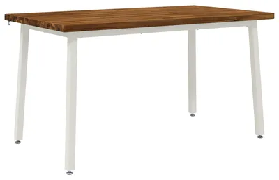 Image de Table à manger carrée 140 x 90 x 75 cm Bois d'Acacia Massif