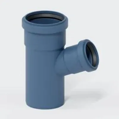 Produktbild von POLOPLAST Abzweig, DN75/50, POLO-KAL NG, PP-MD, Ø75/50mm, 67,5°, blau, 1 Stk.