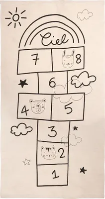 Immagine prodotto di Tappeto per bambini Hopscotch crema