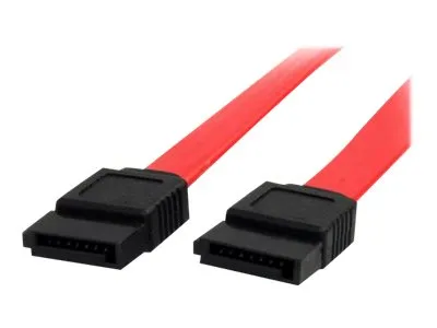 Produktbild von StarTech.com 60 cm SATA Serielles ATA-Kabel, 0,609 m, SATA III, SATA 7-pin, SATA 7-pin, Weiblich/Weiblich, Rot