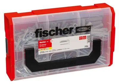 Image de Coffret FixTainer chevilles SX Plus 6,8 / 10 avec vis FISCHER 567894