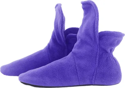 Produktbild von RAIKOU Hausschuhe Damen, Herren aus Micro Fleece 37/40 mit ABS und Rutschfester Sohle Hell Lila