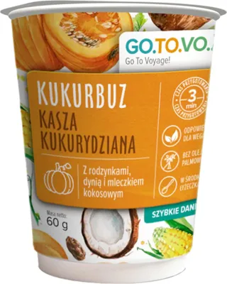 Productafbeelding van KUKURBUZ Instant maïsbrei met rozijnen, 60g