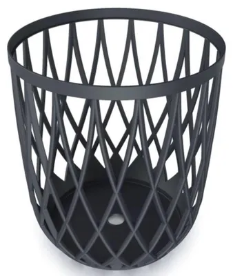 Produktbild von Prosperplast Aufbewahrungskorb aus Kunststoff - Anthrazit - 39 cm - 35 Liter