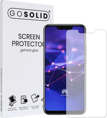 Produktbild von GO SOLID! Displayschutzfolie für Huawei Mate 20 Pro aus gehärtetem Glas