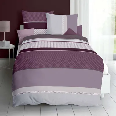 Produktbild von Kaeppel Mako-Satin Bettwäsche Imperial bordeaux 135x200 cm + 80x80 cm