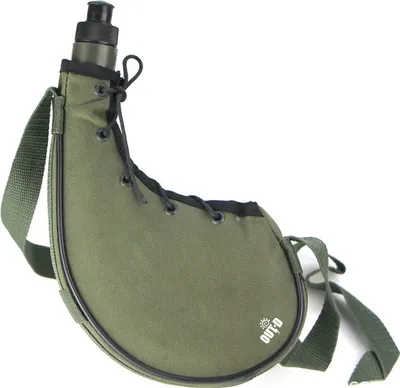 Produktbild von Outdoor-Wasserflasche, 800 ml, Wasserkocher, Sportflaschen mit Schultergurt fš¹r Wandern und Rucksackreisen (Gruen）