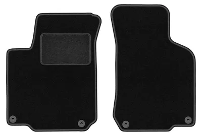 Zdjęcie produktu dla Wielganizator dywaniki welurowe LUX przednie do VW Jetta IV sedan, kombi (1998-2005) - czarne dywaniki samochodowe BASIC komplet (2 szt.)