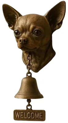 Productafbeelding van Hond Welkomstbel - Retro Wandgemonteerde Deurbel - Stijl 3