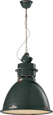 Produktbild von Pendelleuchte Keramik E27 H: max. 140 cm Schwarz Shabby Antik Vintage Design Keramiklampe
