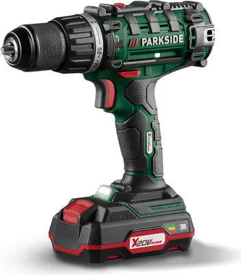 Produktbild von PARKSIDE 20V Akku-Bohrschrauber Bohrmaschine Akkuschrauber Set PABS 20-Li G8