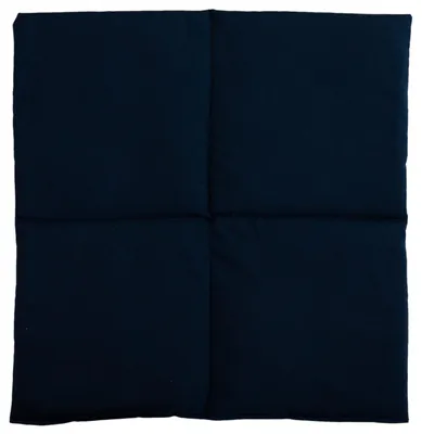 Produktbild von Bio Dinkelkissen 40x40cm 4-Kammer groß dunkelblau - Wärmekissen Körnerkissen