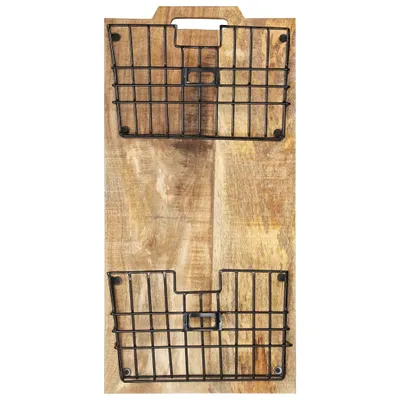 Immagine prodotto di Portariviste a Parete 33x10x67 cm in Massello di Mango Grezzo