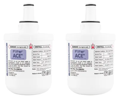 Produktbild von 2er-Pack Ersatzwasserfilter für verschiedene Kühlschränke