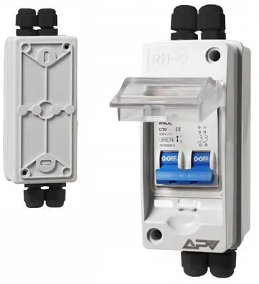 Produktbild von DC Trennschalter Solar PV Sicherungsautomat Leistungsschalter 2 Polig 10A