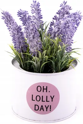 Produktbild von Künstliche Lavendel im Topf 17cm Kunstpflanze Deko Blume Wohnzimmer Büro Pflegeleicht