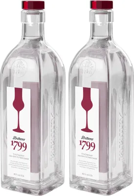 Produktbild von Sutterer 1799 2er Set Kirschwasser 2x 0,5L (40% Vol) Obstbrand aus dem Schwarzwald- [Enthält Sulfite]