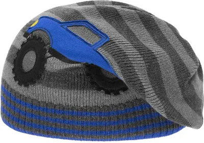 Imagen del producto de Gorro azul para niño con un coche Döll