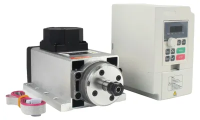 Immagine prodotto di Motore mandrino, alta velocità 24.000 giri/min, pinza di serraggio di precisione ER11, FÜGE RTM VFD HINZU, 220 V-a