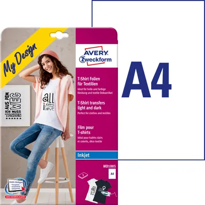 Image de Zweckform MD1005 +logiciel Film transfert jet d'encre A4 3+2