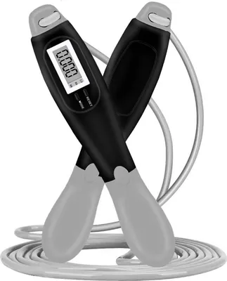 Produktbild von Springseil mit Zähler und verstellbarer Länge für Fitness - Ideal für Erwachsene und Kinder