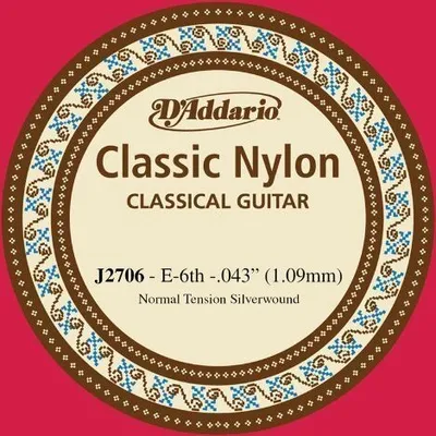 Produktbild von D'Addario J2706 Einzelsaite für Gitarre