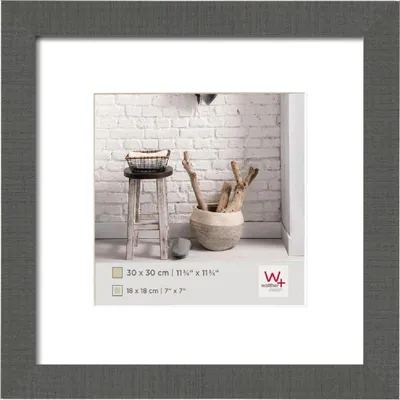 Produktbild von walther design Bilderrahmen Home grau 44,5 x 44,5 cm
