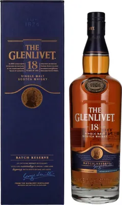 Produktbild von The Glenlivet 18 Years Old BATCH RESERVE Single Malt Whisky 40% Vol. 0,7l in Geschenkbox