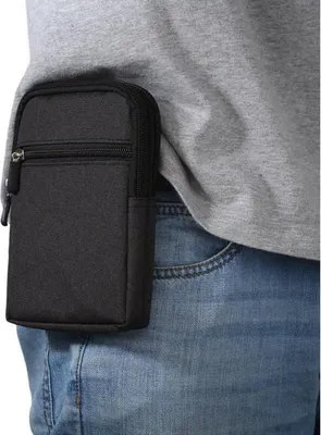 Produktbild von Gürteltasche – Universal – 15 cm – Nylon – Schwarz – Für Herren
