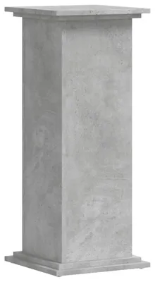 Zdjęcie produktu dla vidaXL Stojak na rośliny betonowy szary 33x33x80 cm materiał drewnopochodny