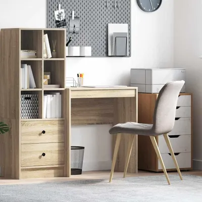 Immagine prodotto di Maison Exclusive - Scrivania in legno effetto Sonoma, dimensioni 70 x 40 x 76 cm